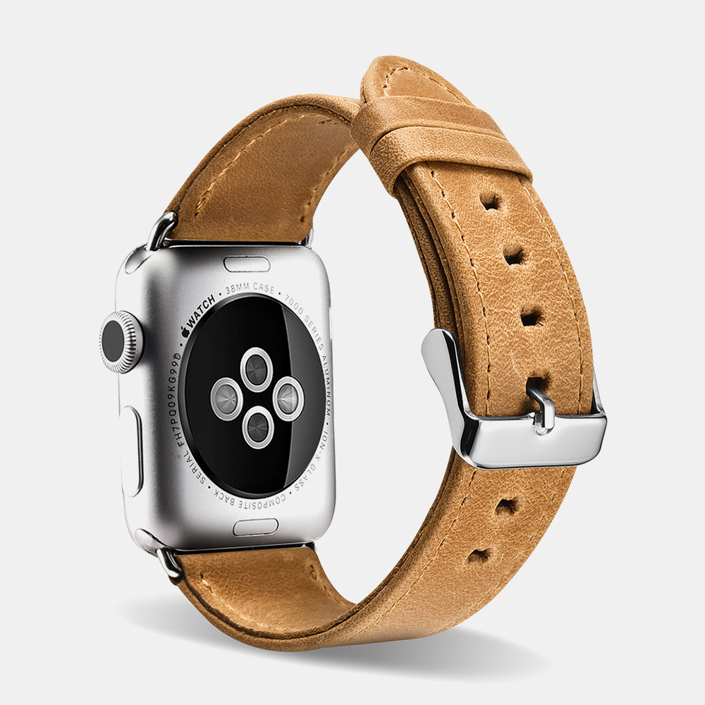 Apple Watch 疯马牛皮系列真皮表带